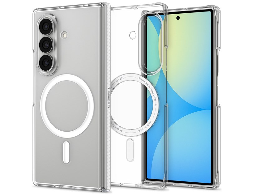 Spigen Air Skin Zero MagSafe, clear white - Samsung Galaxy Z Fold 2026 Ultra