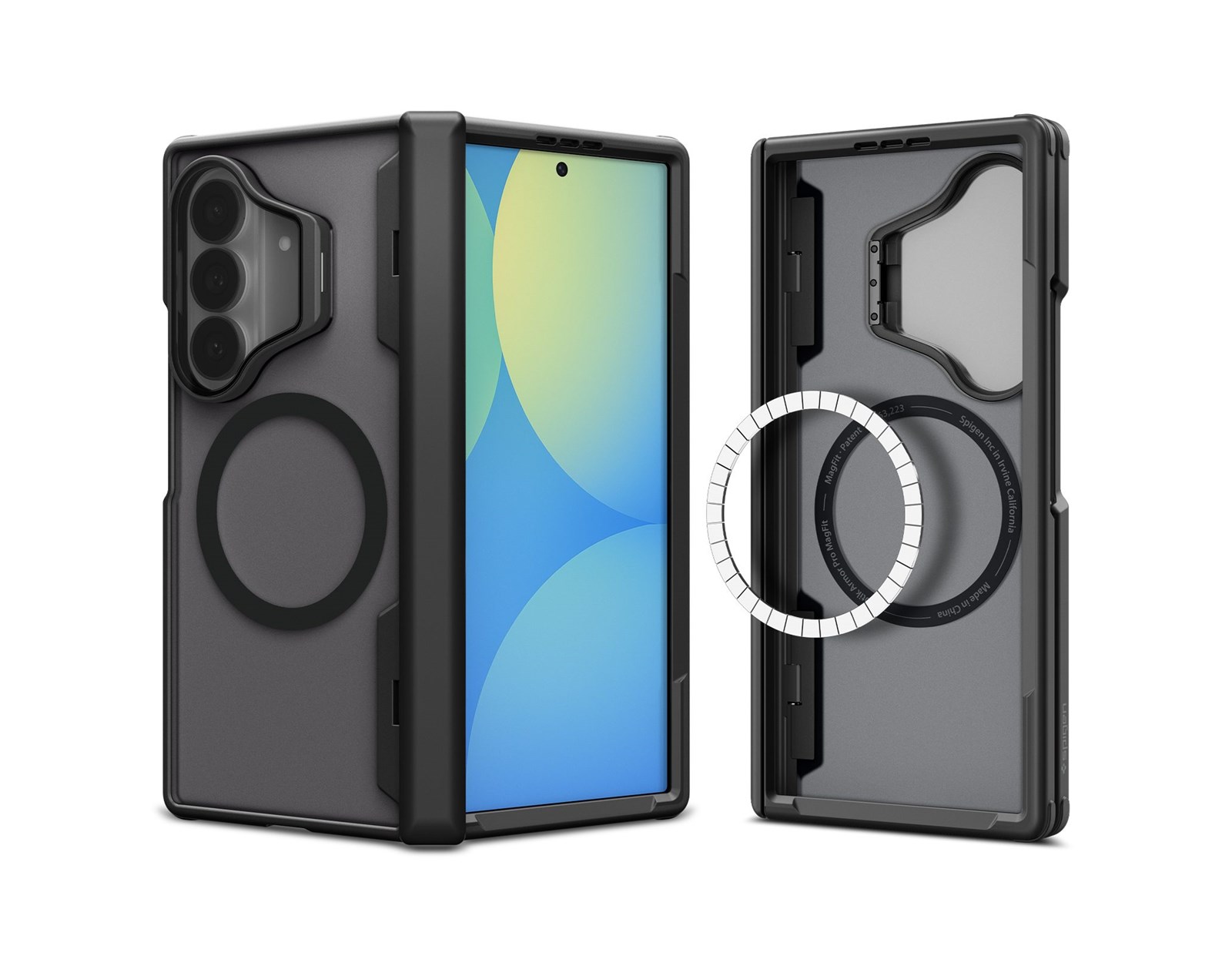 Spigen Optik Armor Pro MagSafe, black - Samsung Galaxy Z Fold 2026 Ultra