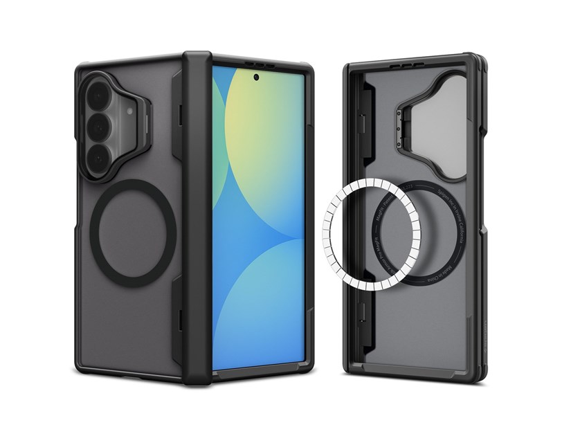 Spigen Optik Armor Pro MagSafe, black - Samsung Galaxy Z Fold 2026 Ultra
