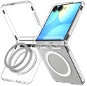 Spigen Ultra Hybrid Pro MagSafe, clear white - Samsung Galaxy Z Flip 2026