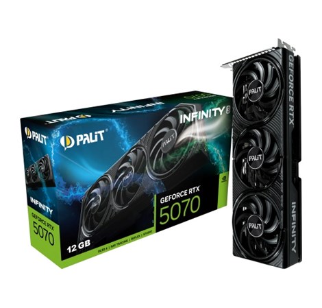 Palit GeForce RTX 5070 Infinity 3, 12GB GDDR7/192-bit, PCIe 5.0, HDMI/3×DP