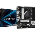 Asrock MB A520M PRO4, S. AM4, DDR4/4733+(OC), PCIe 3.0, G-LAN, VGA/HDMI/DP, mATX
