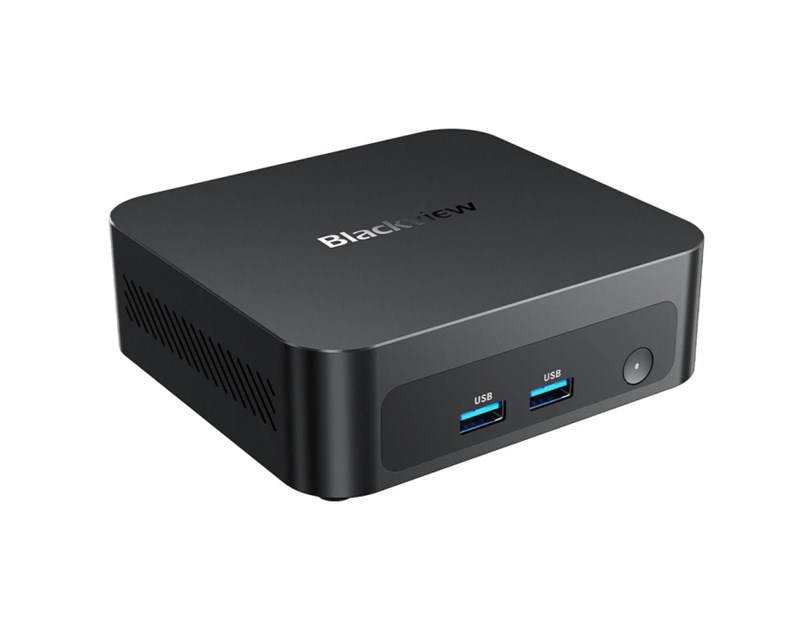 BLACKVIEW MP300 Mini PC, Intel Core 5 210H, 16GB LPDDR4X, 512GB SSD, Intel UHD Graphics, Wi-Fi 6, Windows 11 Pro, crno