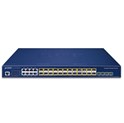 PLANET Layer 3 16-Port 10/100/1000X SFP + 8-Port Gigabit TP/SFP+ 4-Port 10G SFP+ Stackable Managed Switch