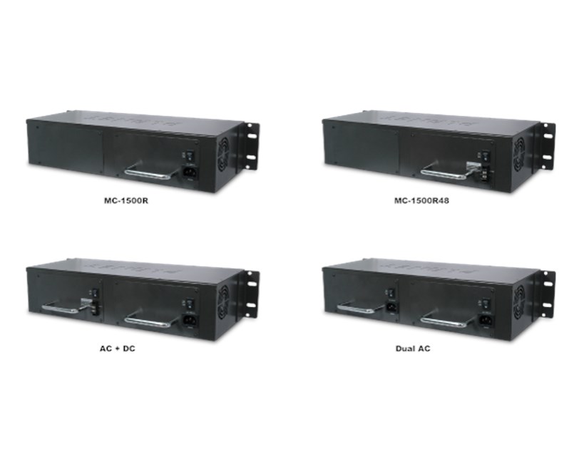 PLANET 19" 15-slot Media Converter Chassis with Redundant Power System