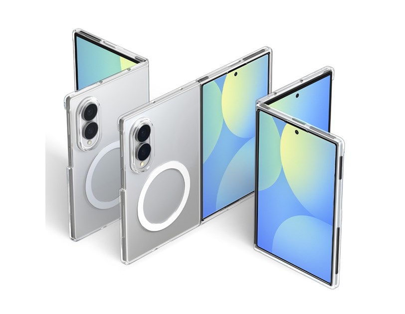 Spigen Air Skin MagSafe zaštitna maska za Samsung Galaxy Z Fold8, prozirna/bijela