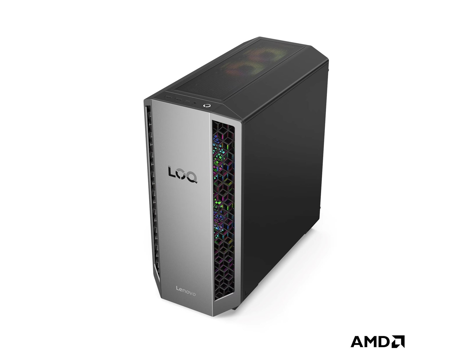 Lenovo LOQ Tower, AMD Ryzen 7 8745HX, 32GB DDR5, 1TB SSD, RTX 5070 12GB, tipk/miš, Win 11 Pro + 2Y (91DF008FXT)