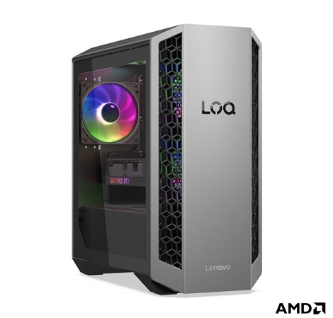 Lenovo LOQ Tower, AMD Ryzen 7 8745HX, 32GB DDR5, 1TB SSD, RTX 5060 8GB, tipk/miš, Win 11 Pro + 2Y (91DF007JSC)