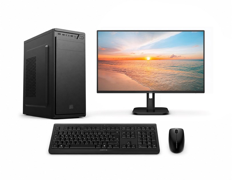Cratos BTS Full Suit 2 - AMD Ryzen 5 5500GT, 16GB DDR4, 512GB NVMe SSD, Radeon Graphics, Windows 11 Pro, tipkovnica/miš/monitor