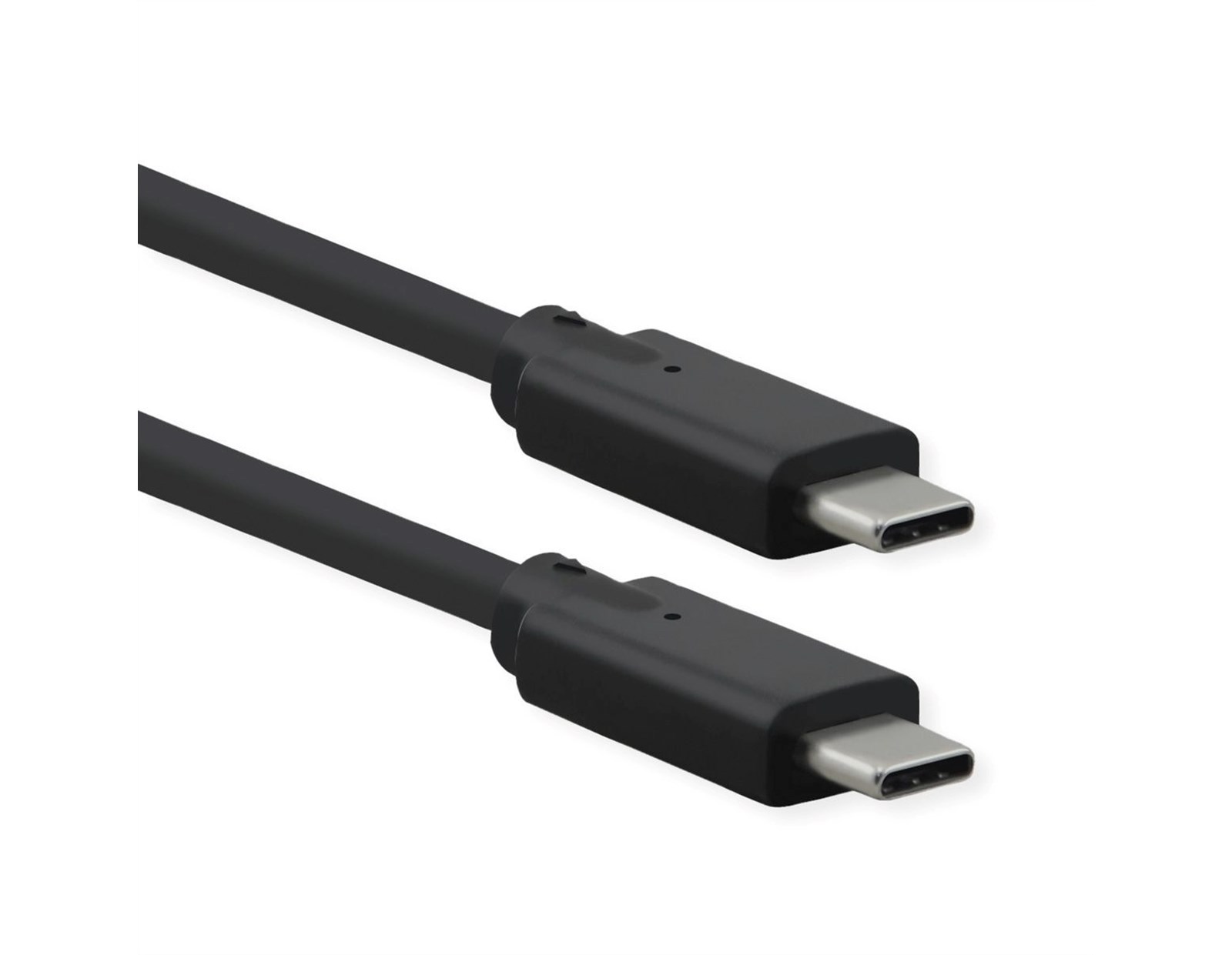 Roline USB 3.2 Gen 2x2 kabel, USB-C - USB-C, M/M, PD 20V5A, 20 Gbit/s, crni, 1.0m
